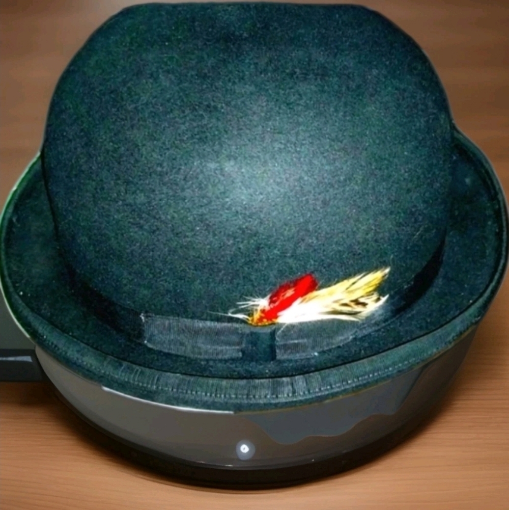 Barlesoni Fedora Felt Men's Vintage Hat, Prestine Condition